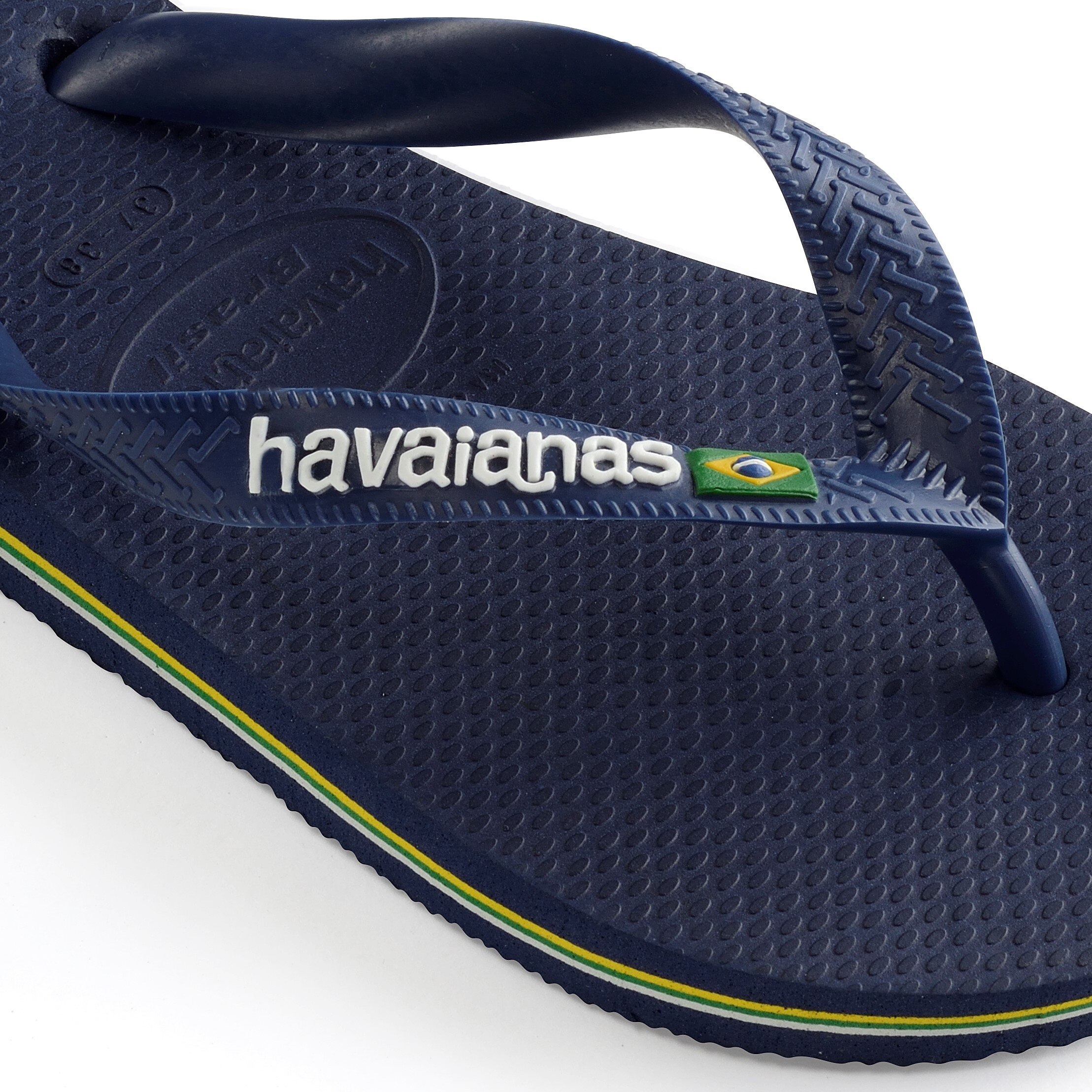 Chanclas de dedo unisex Brasil Logo Havaianas - Azul marino Azul marino-5