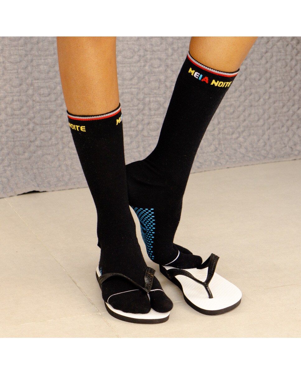 Chinelos unissexo Traditional Branco / Preto-6