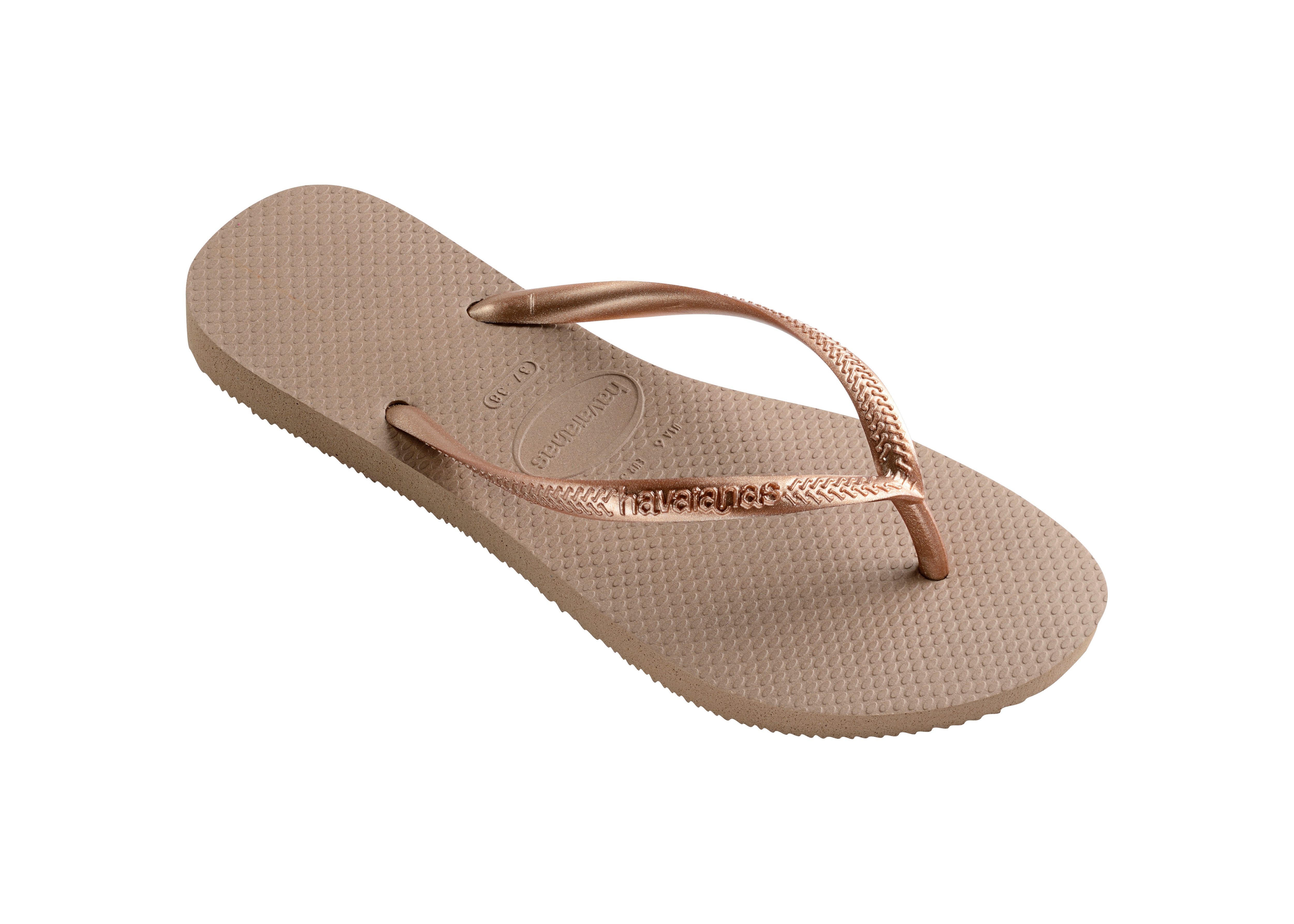 Chanclas de mujer Slim Havaianas - Dorado Dorado-2