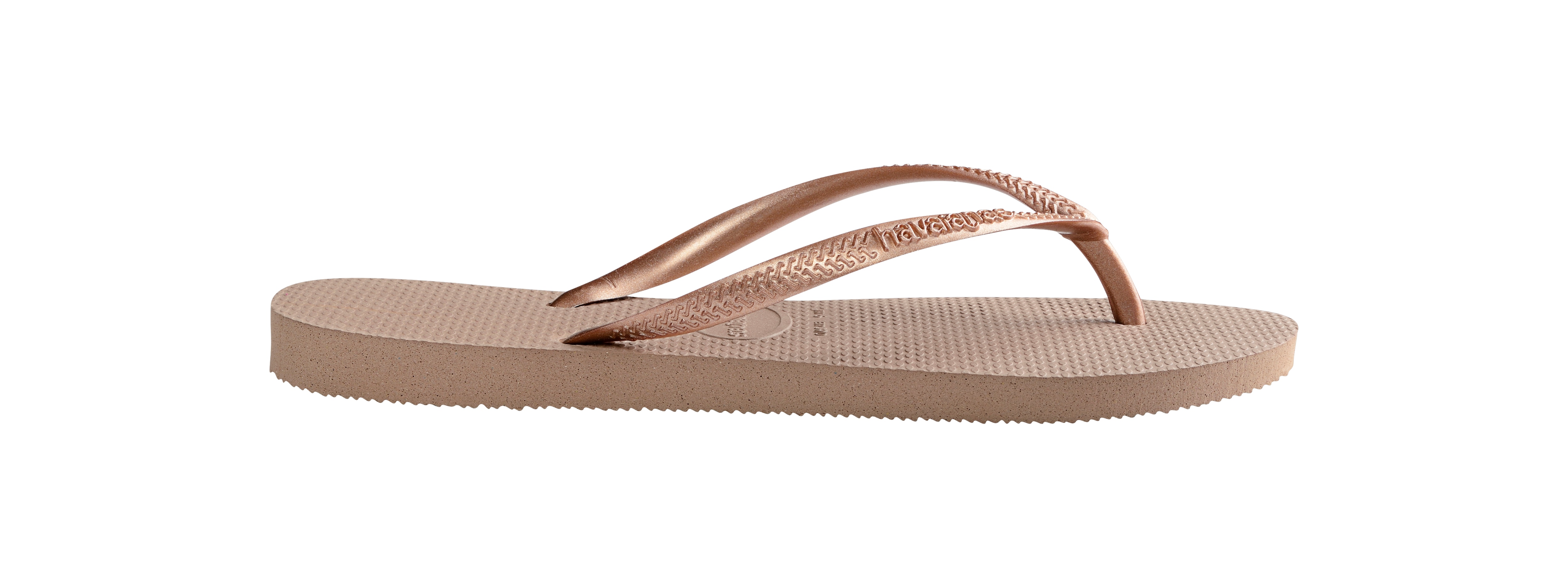 Chanclas de mujer Slim Havaianas - Dorado Dorado-3