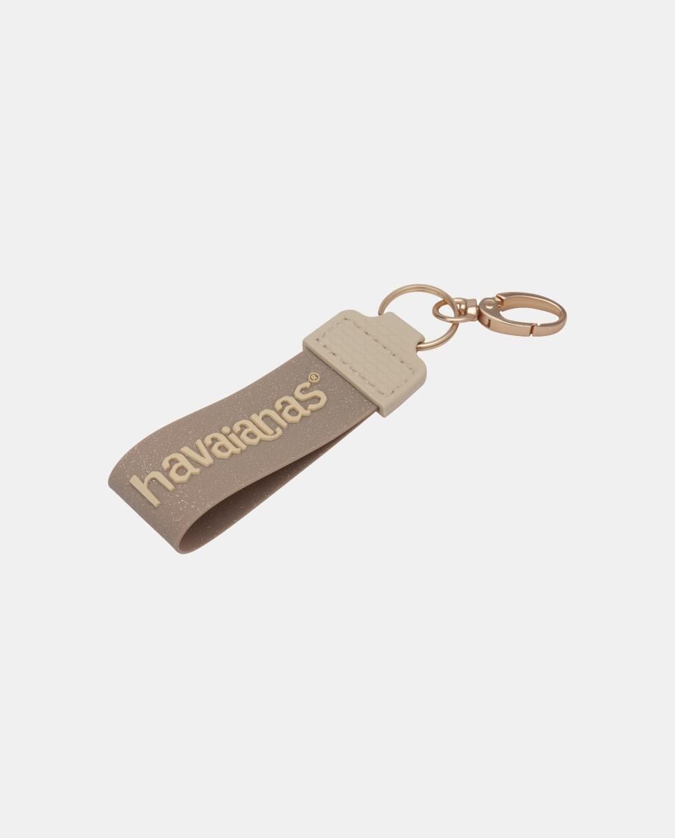 Porta-Chaves de Silicone Keychain Dourado-2