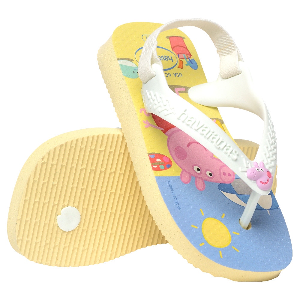 Chinelos de Bebé Hav. Baby Peppa Pig Buttercream 256 Multicolor-4