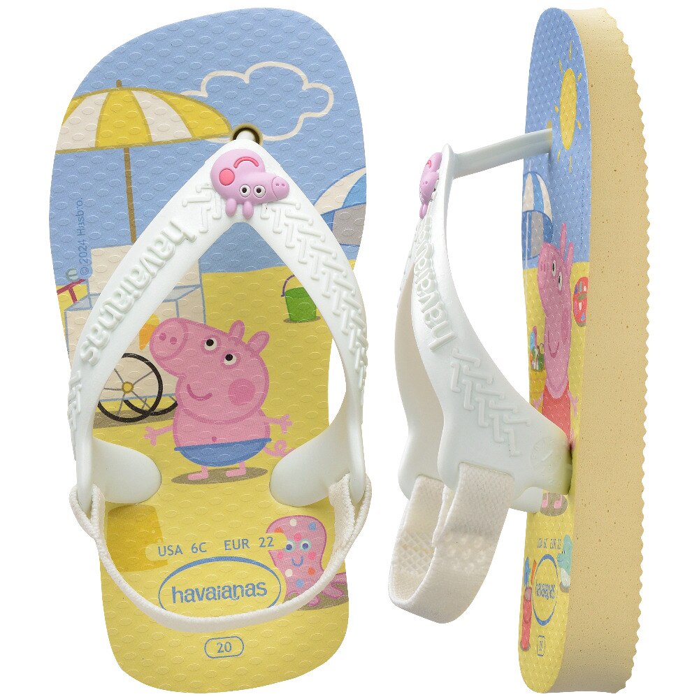 Chinelos de Bebé Hav. Baby Peppa Pig Buttercream 256 Multicolor-5
