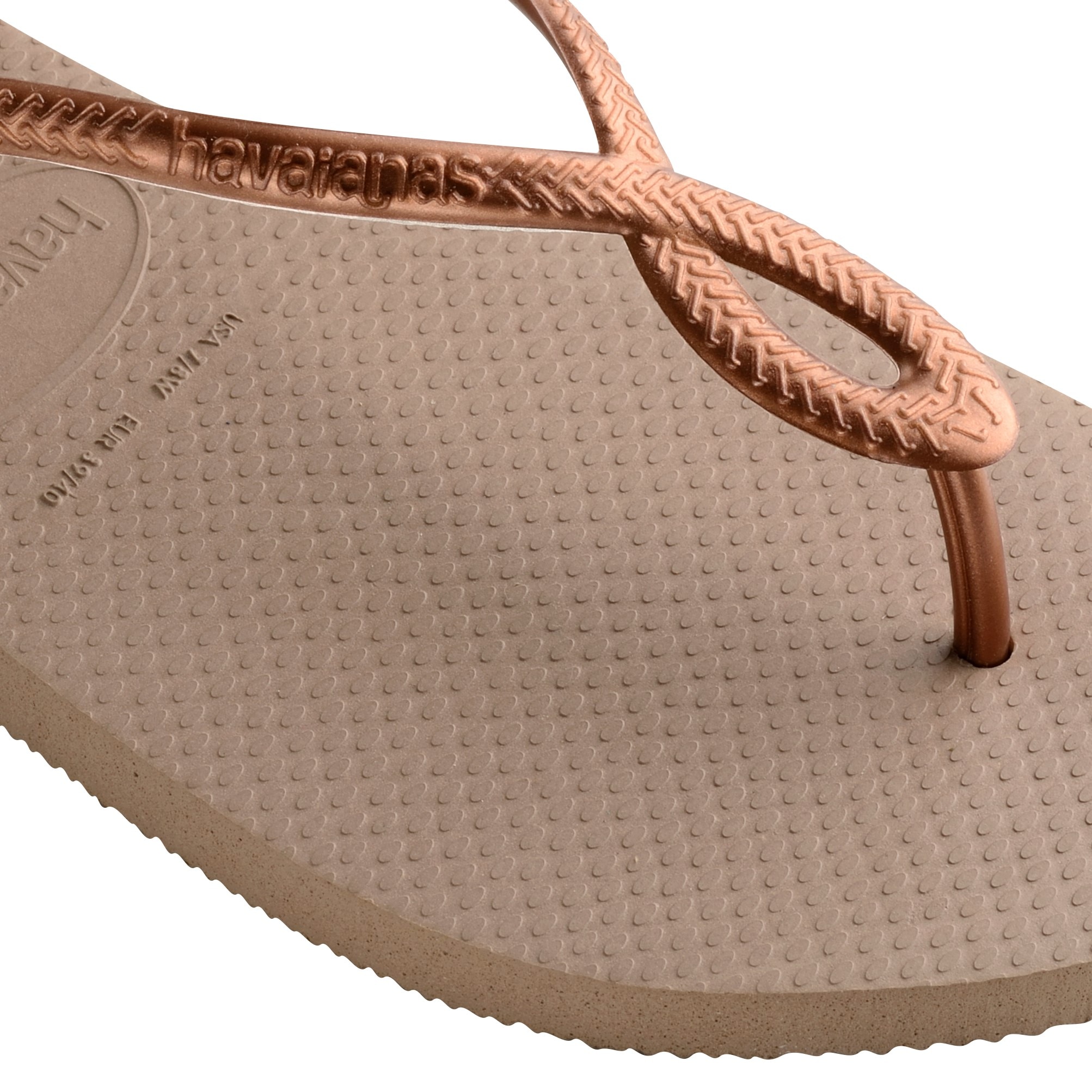 Sandalias de playa de niña Luna Havaianas - Dorado Dorado-6