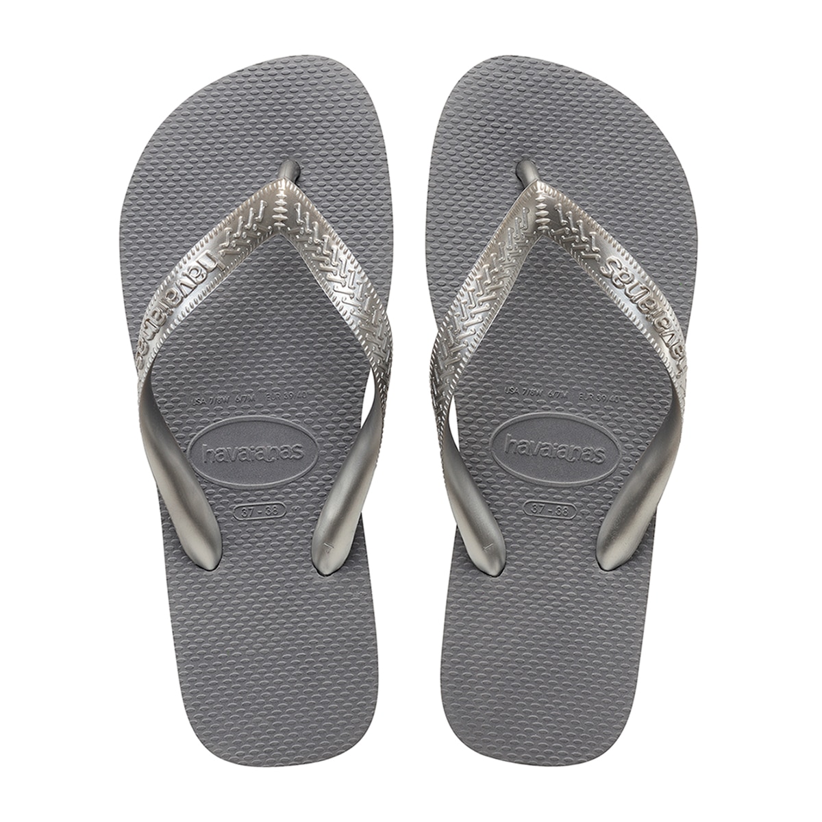 Imagen 1 de Chanclas de mujer Top Tiras Havaianas - Plateado Plateado