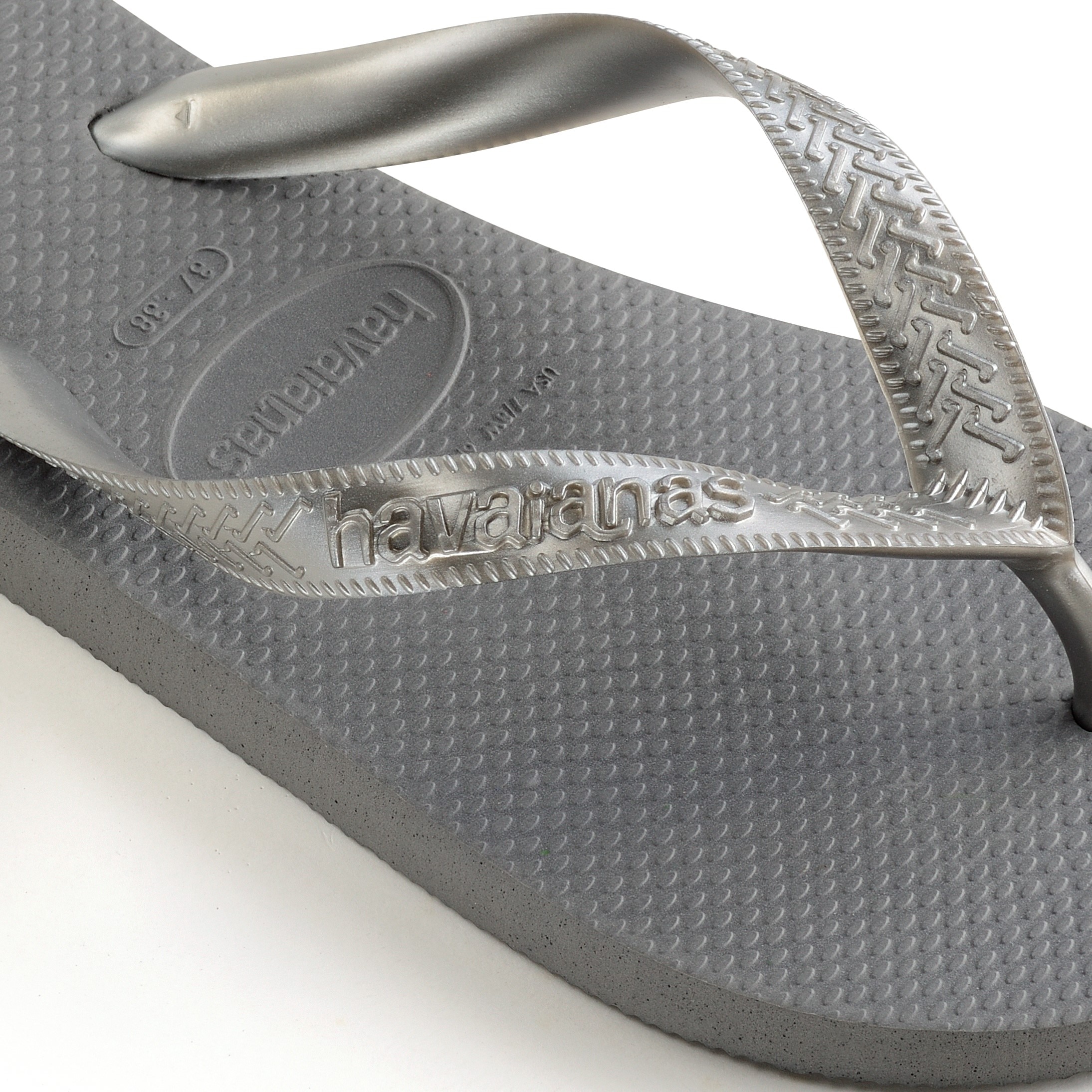 Imagen 5 de Chanclas de mujer Top Tiras Havaianas - Plateado Plateado