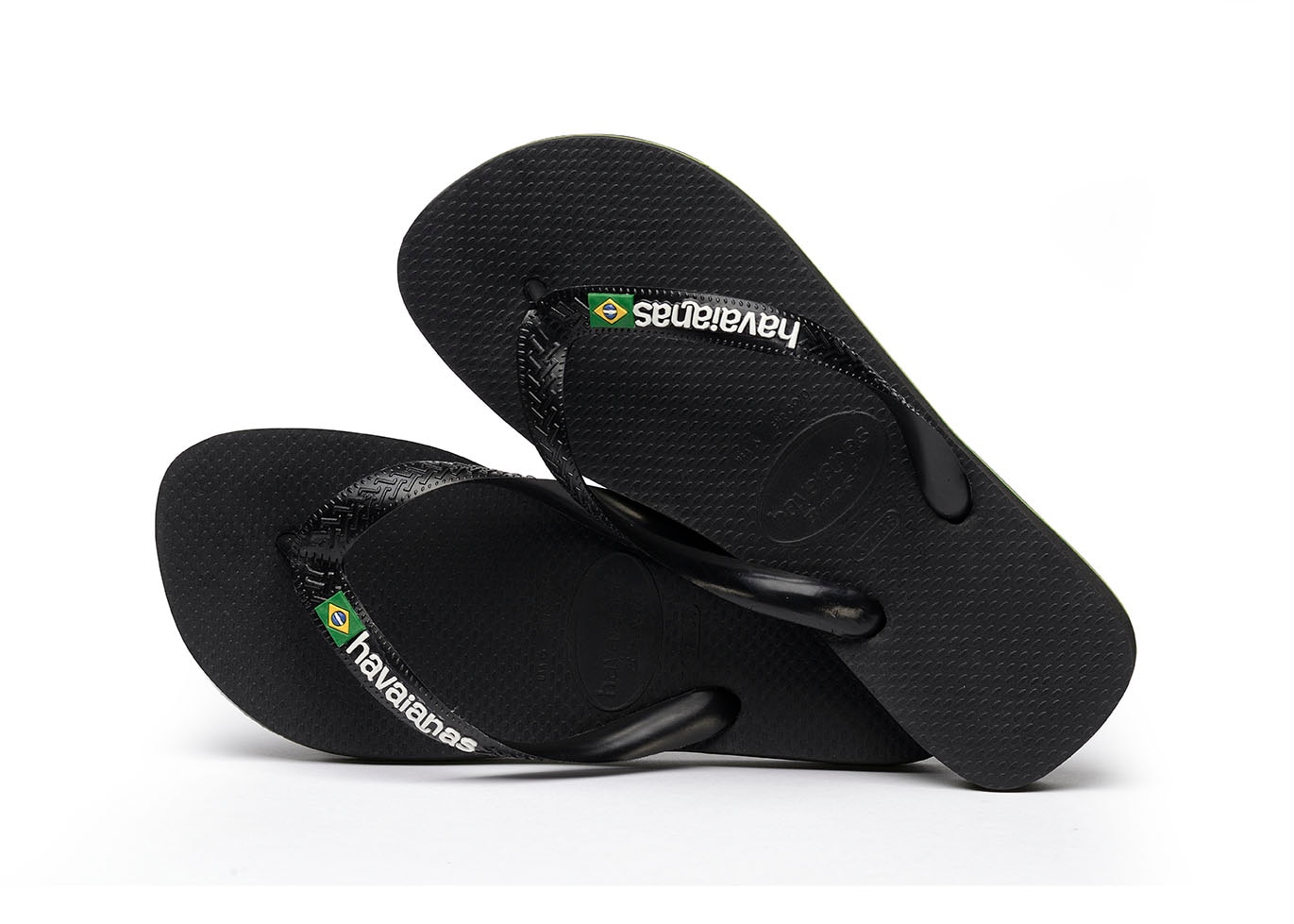 Imagen 4 de Chanclas de baño unisex Brasil Logo Havaianas - Negro Negro