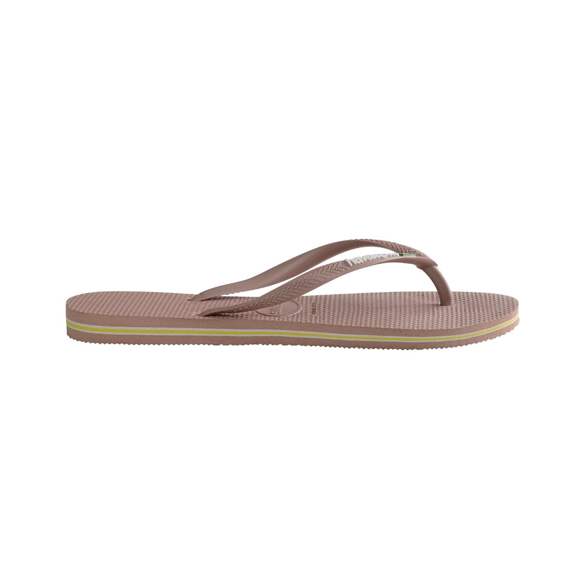 Chinelos Slim Brasil Logo Rosa-3