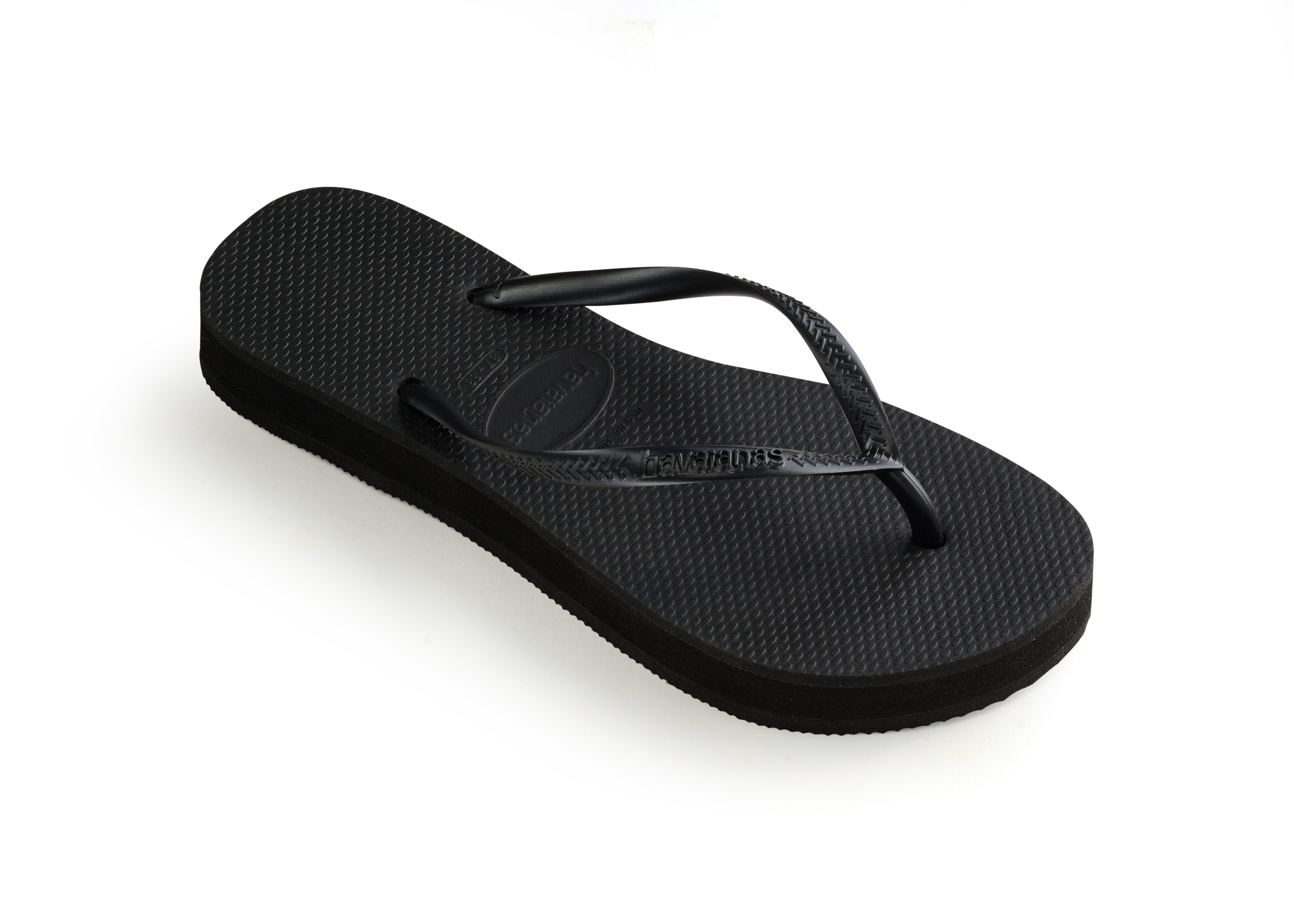 Chinelos Slim Flatform Preto-2
