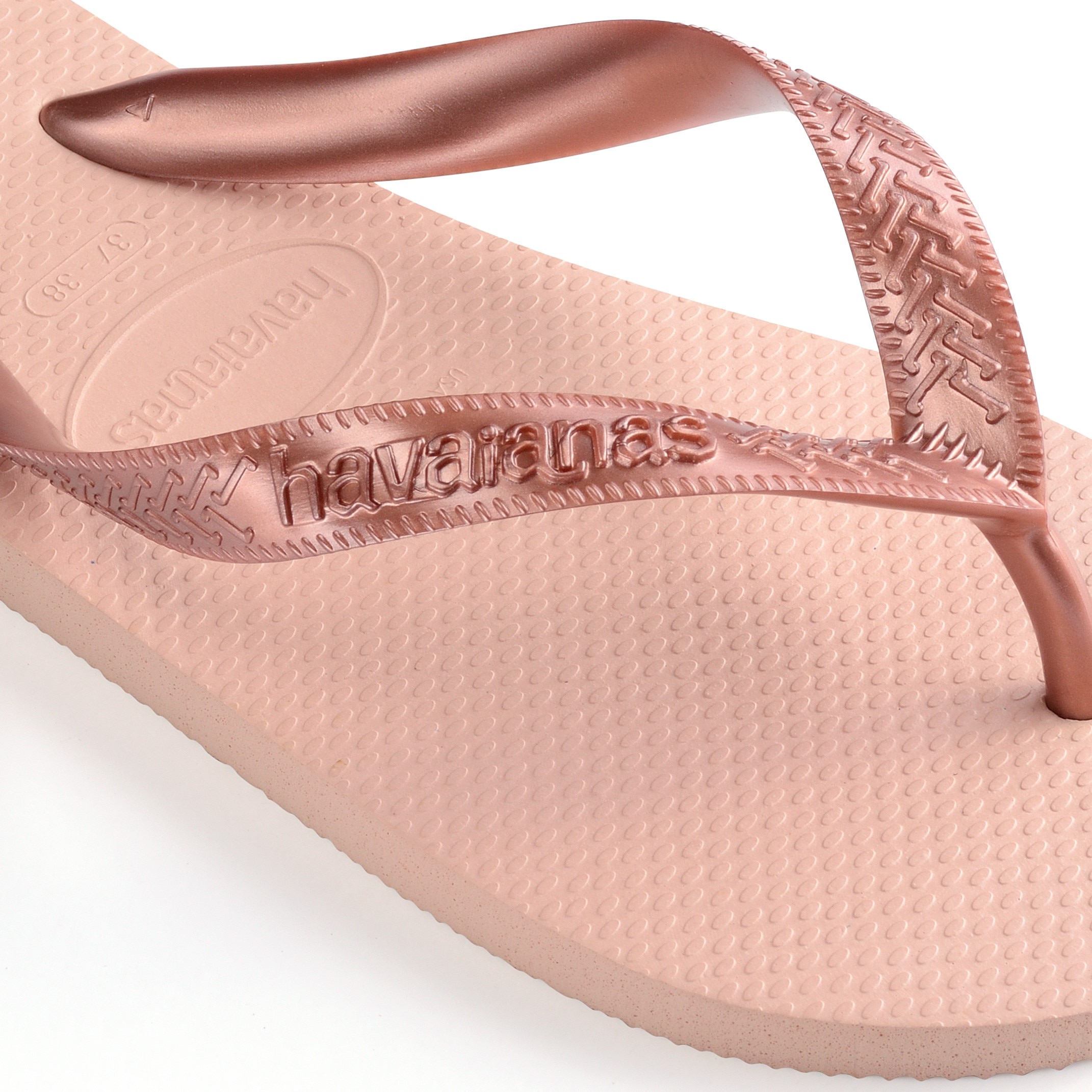 Chinelos unissexo Top com tiras Rosa-5