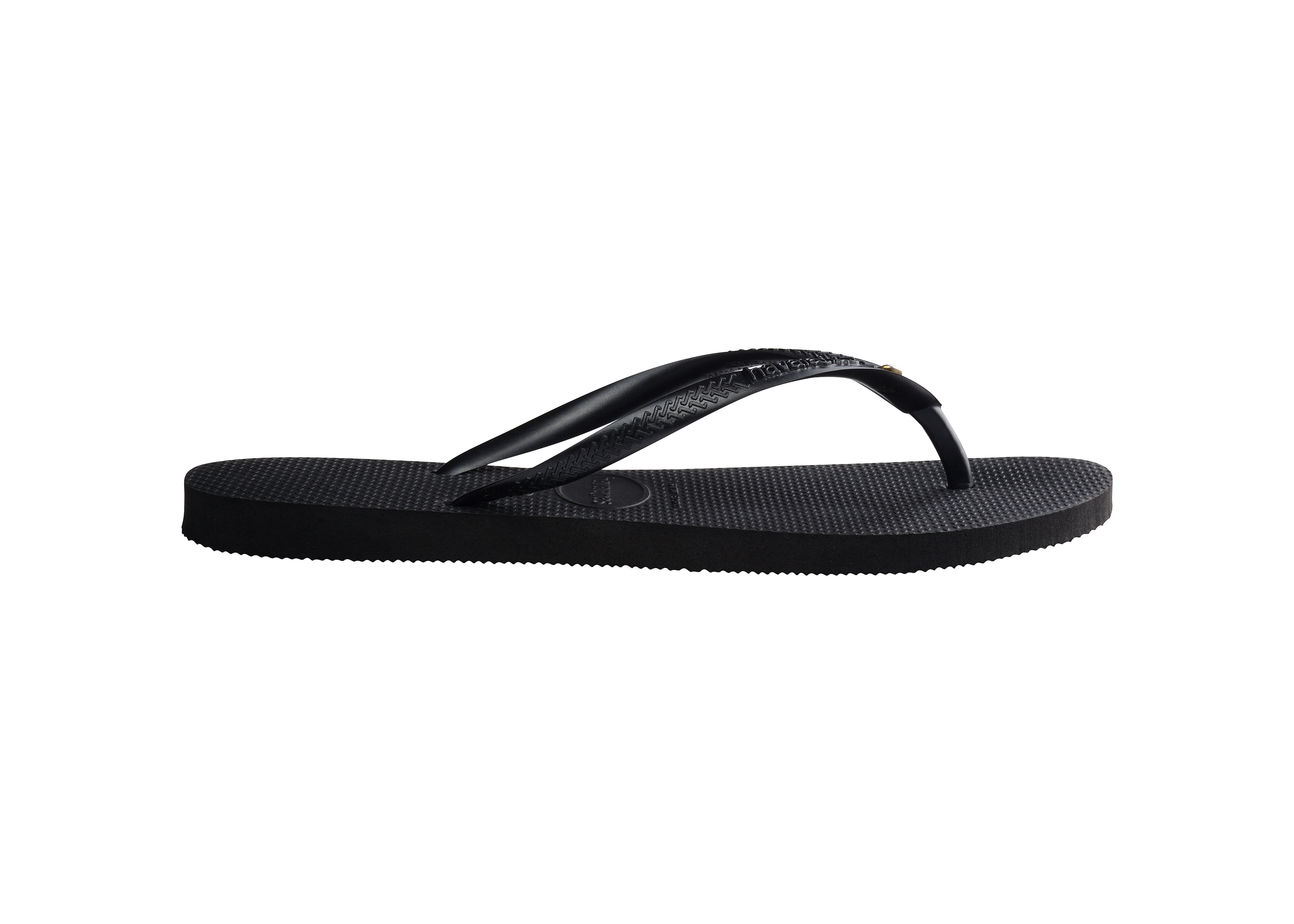 Chinelos de Dedo de Mulher Slim Crystal SW II Havaianas Preto-3