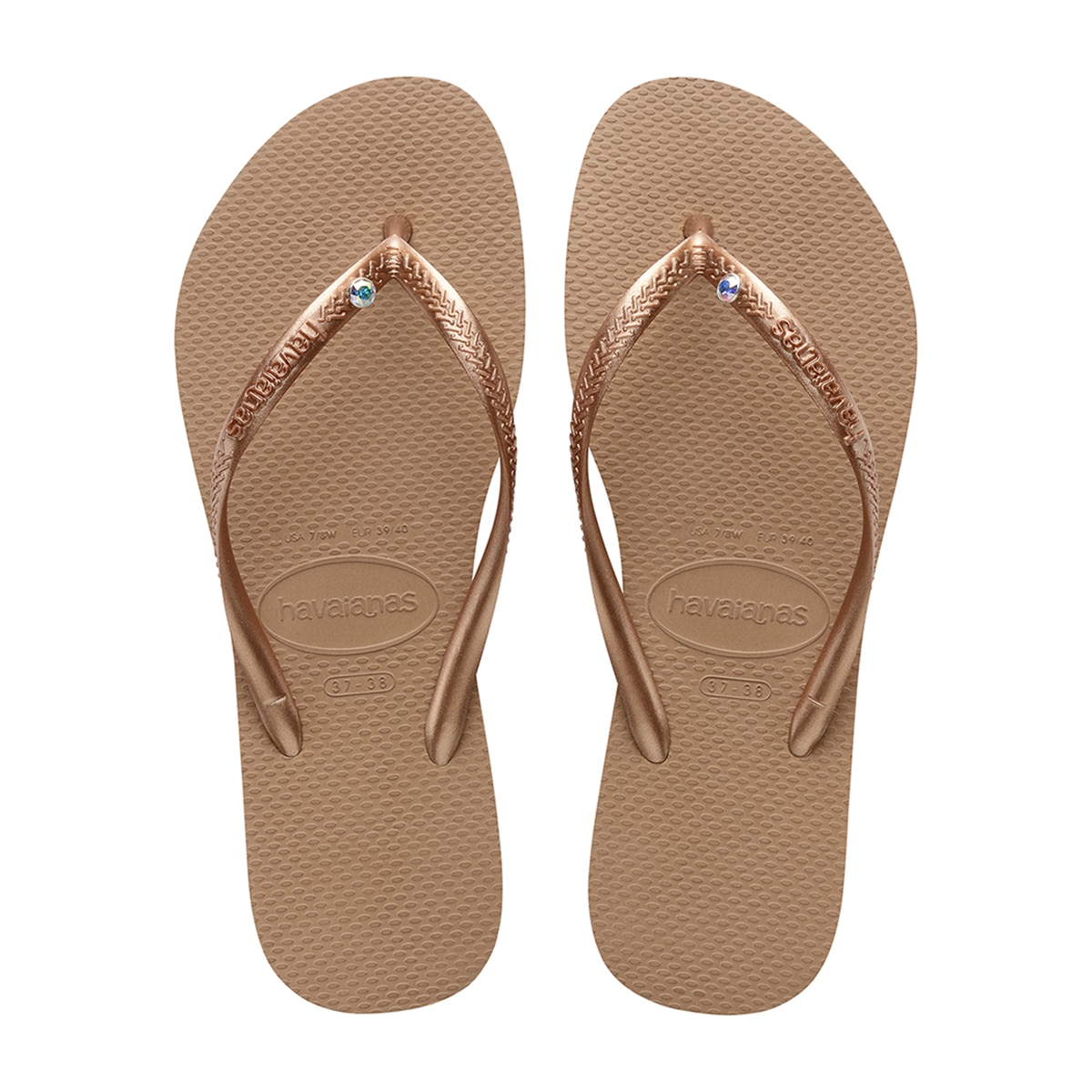 Imagem 0 de Chinelos de Dedo de Mulher Slim Crystal SW II Havaianas