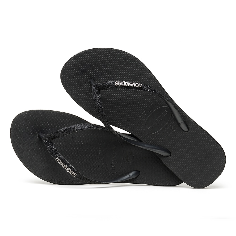 Chinelos Slim Sparkle Preto-4