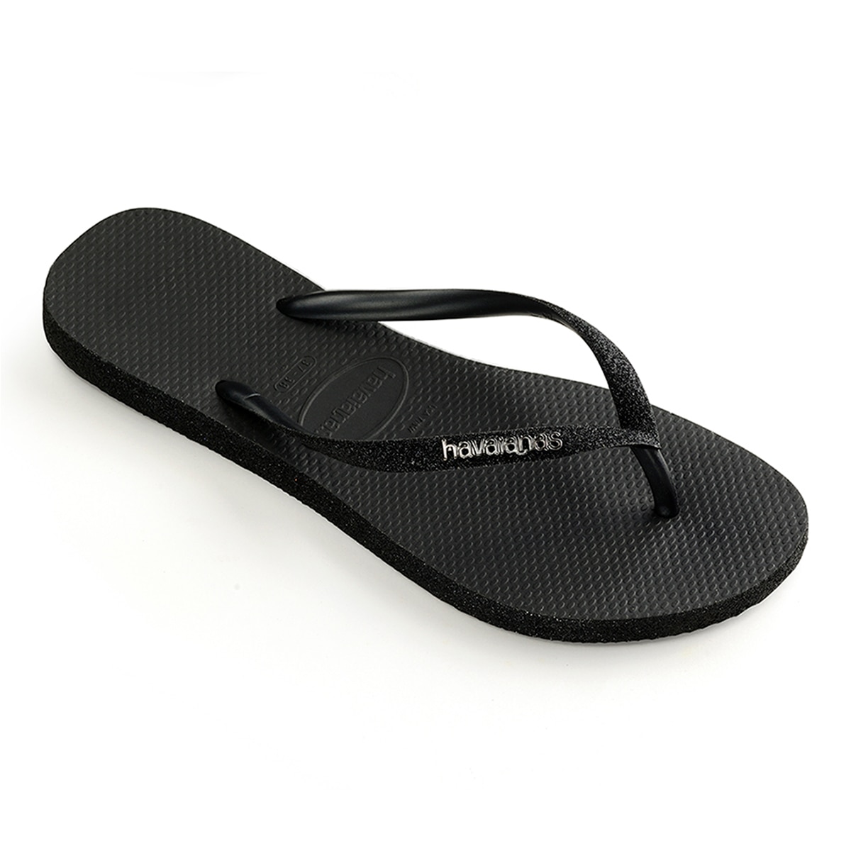 Chinelos Slim Sparkle Preto-6