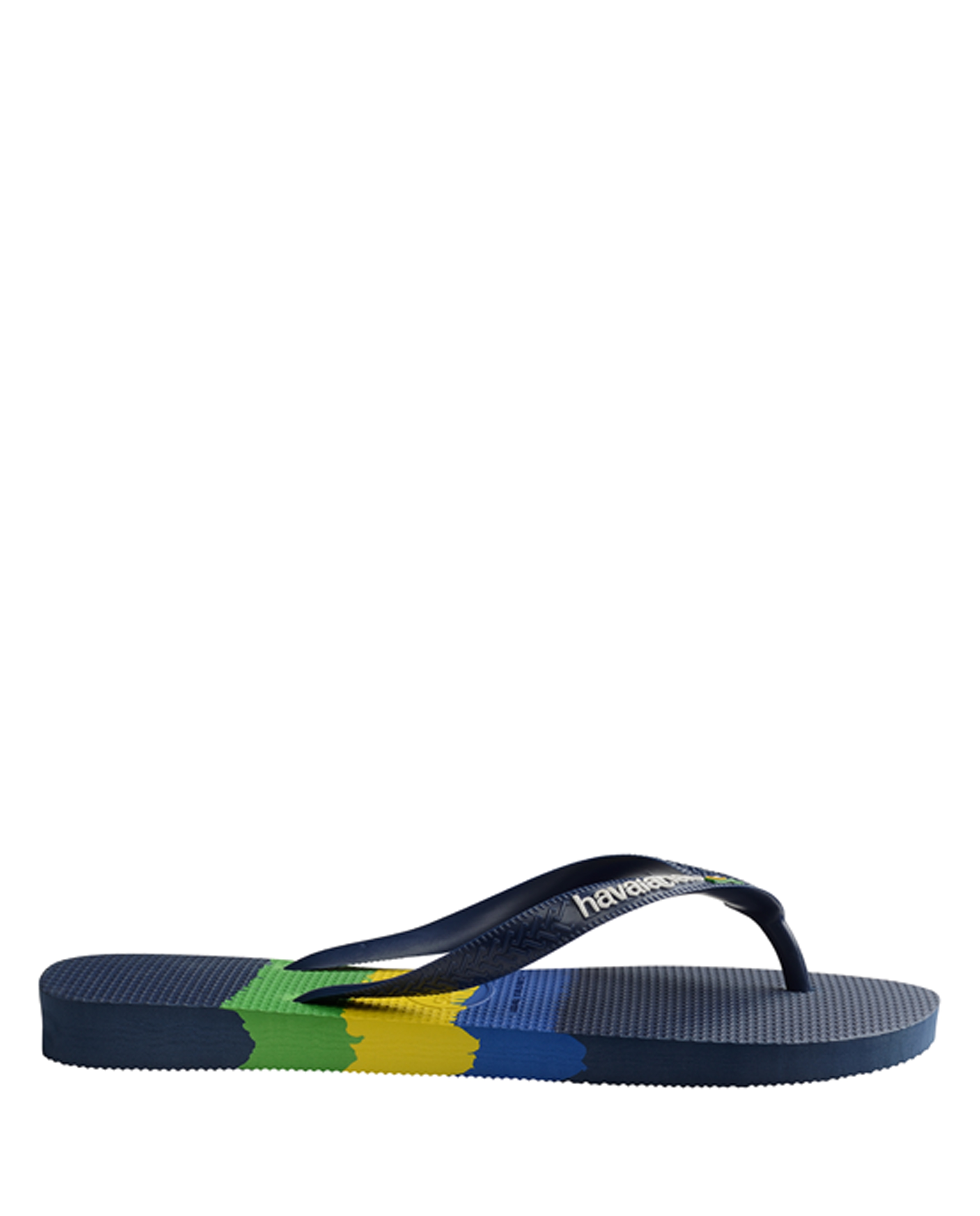 Chinelos de Dedo Unissexo Brasil Tech Azul-marinho/Multicolor-1