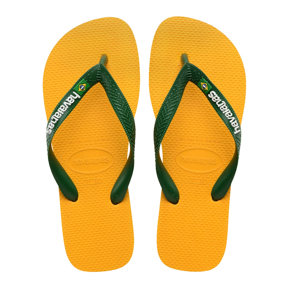 Imagem 0 de Chinelos unissexo Brasil Logo