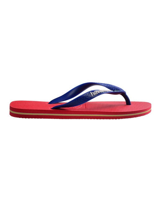 Chinelos unissexo Brasil Logo Vermelho / Azul-marinho-2