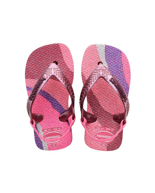 Chinelos de Dedo de Bebé Baby Palette Glow Havaianas Multicolor-1