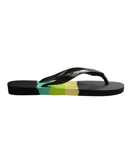 Chinelos de Dedo Unissexo Brasil Tech Preto / Multicolor-2