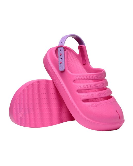 Socas de Criança Kids Clog Rosa-4