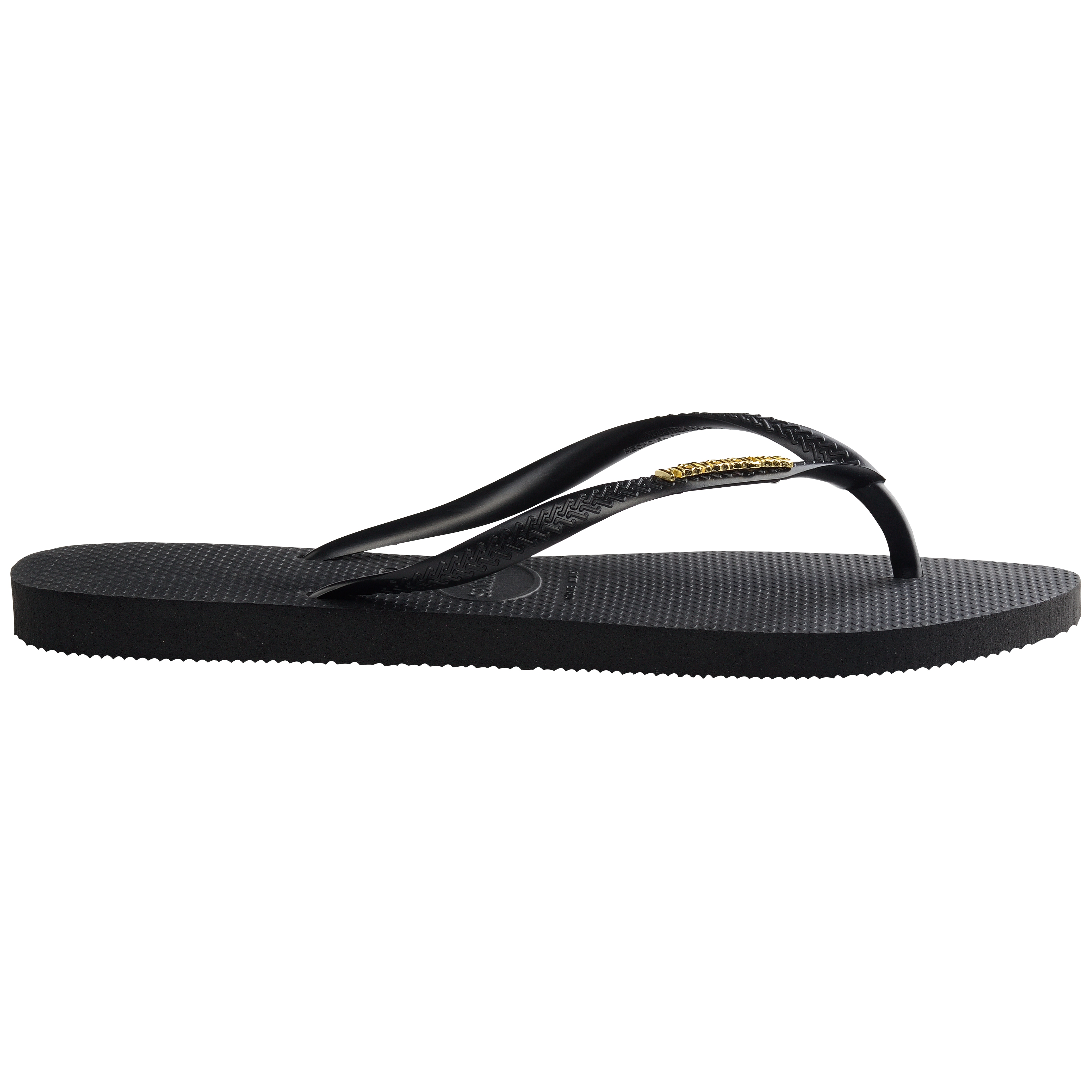 Chinelos Slim Logo Preto-3