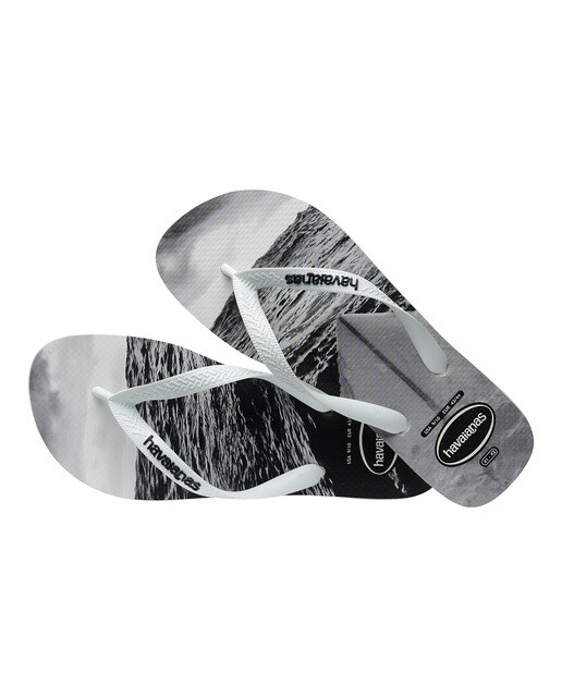 Chinelos de Banho de Homem Hype Branco / Preto-2