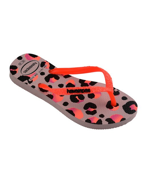 Chinelos de Banho de Criança Kids Slim Glitter Trendy Rosa-claro-3