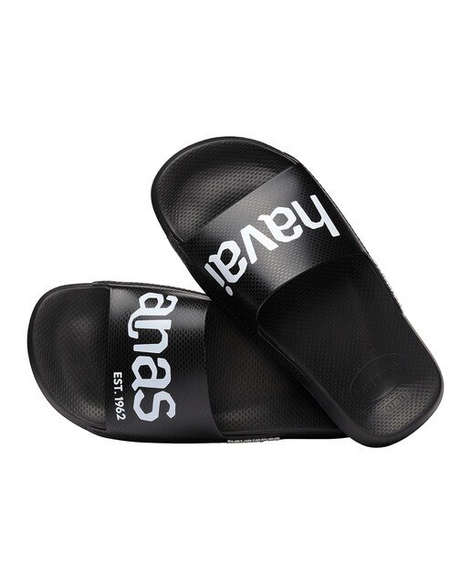 Chinelos de Banho Unissexo Slide Classic Logomania Preto-6