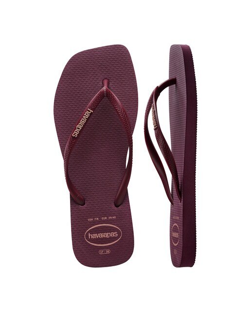 Chinelos de Banho de Mulher Square Logo Pop Up Roxo-2