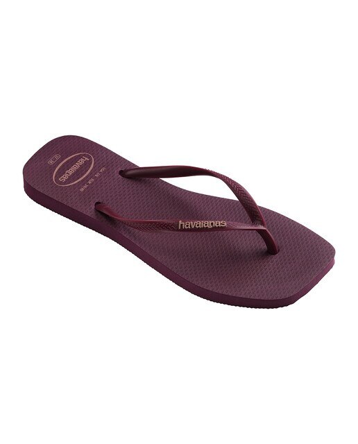 Chinelos de Banho de Mulher Square Logo Pop Up Roxo-5