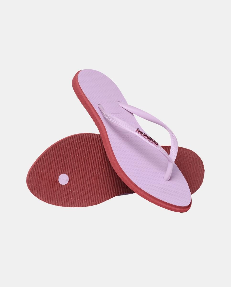 Chinelos de Banho de Mulher Slim Point Fc Amaranto Lilás / Rosa-2