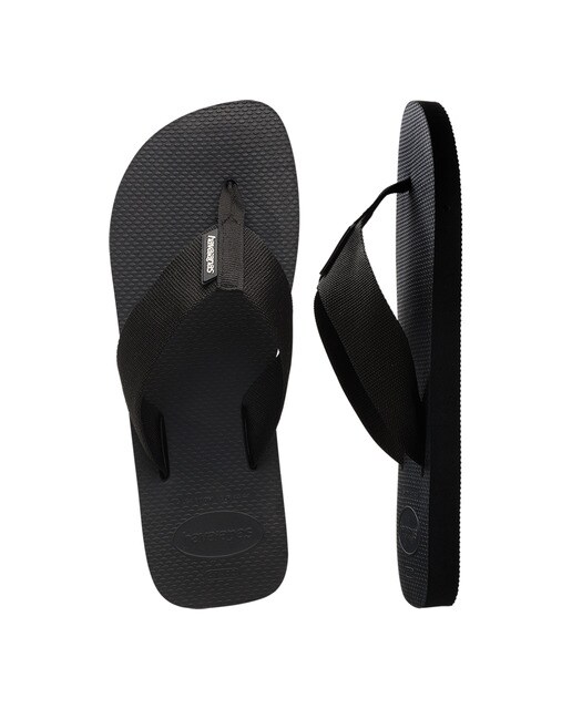 Chinelos de Banho Unissexo Urban Basic Material Preto-5