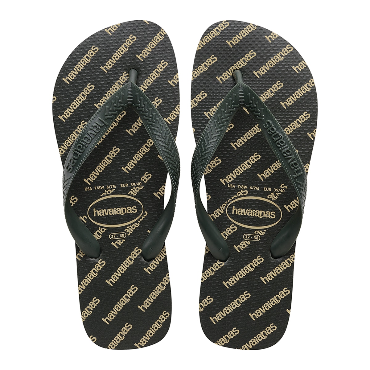 Imagem 0 de Sandálias Unissexo Top Logomania Essential Olive Green 412