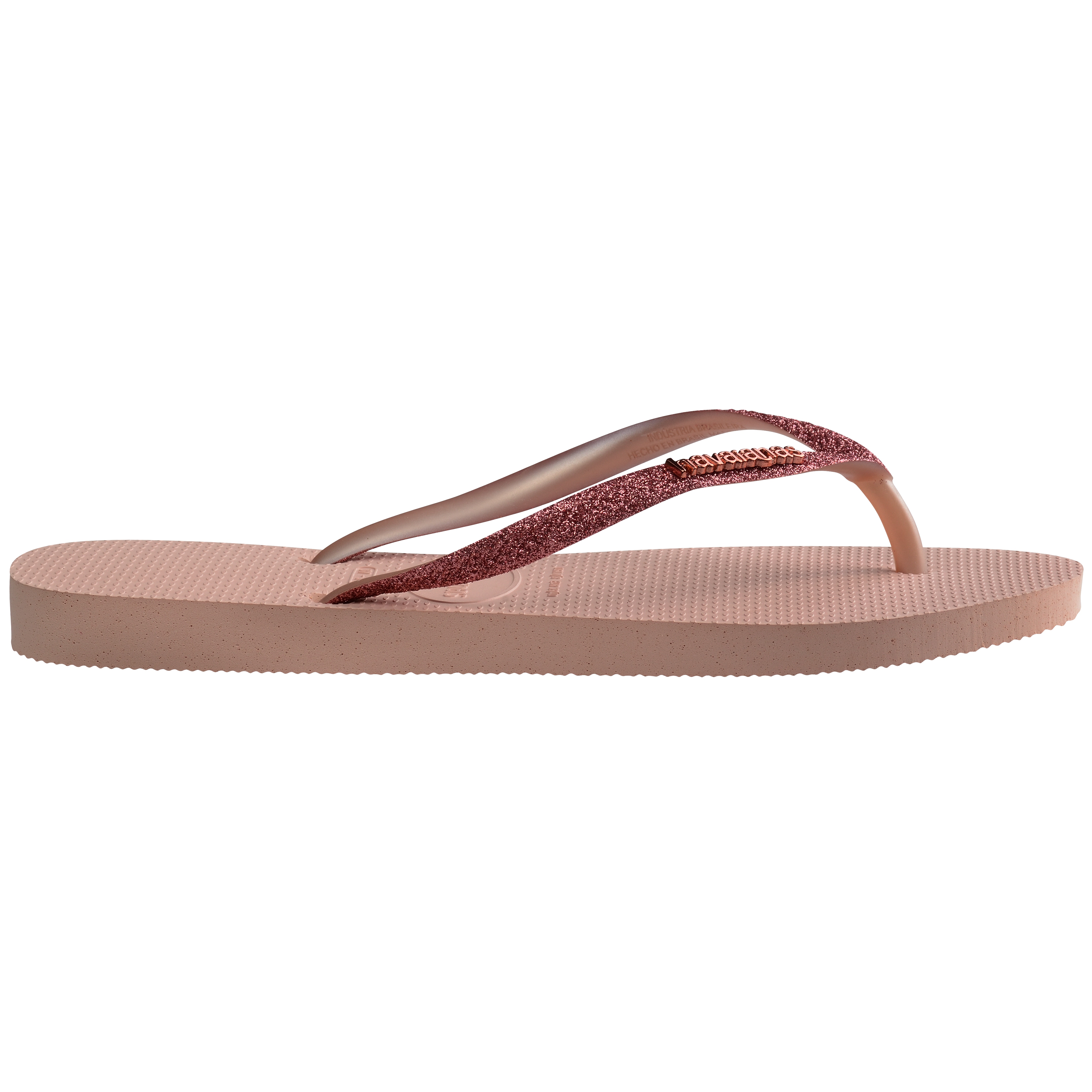 Chinelos de Mulher Hav. Slim Glitter Ii Pink/Pink 412 Rosa-3