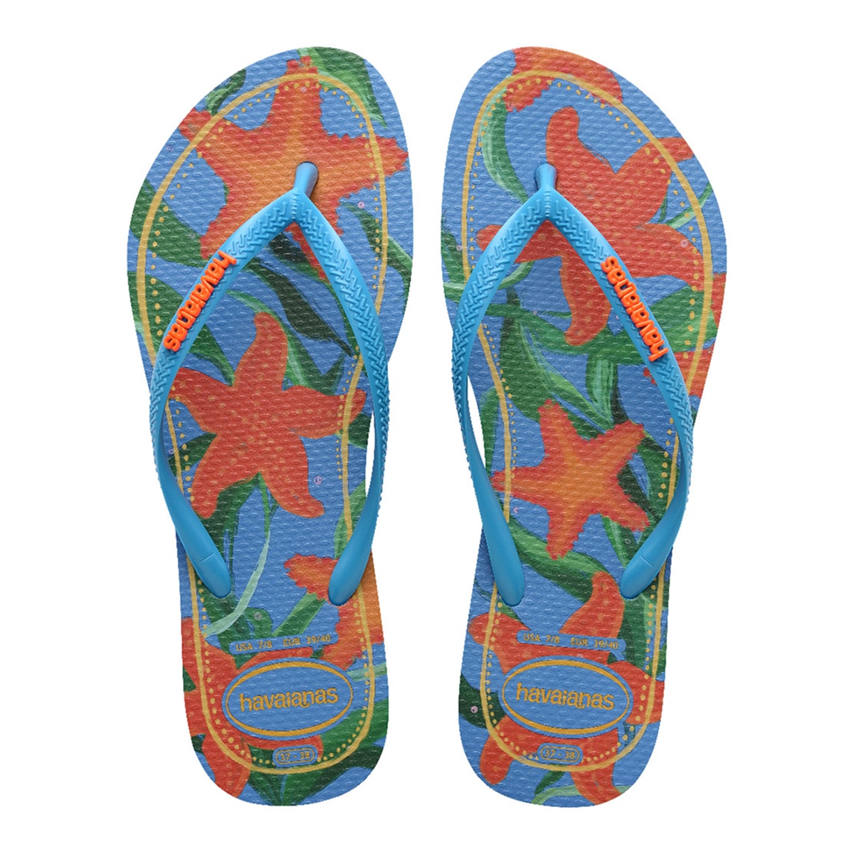 Imagem 0 de Sandálias de Mulher Hav. Slim Tropical Turquoise 412