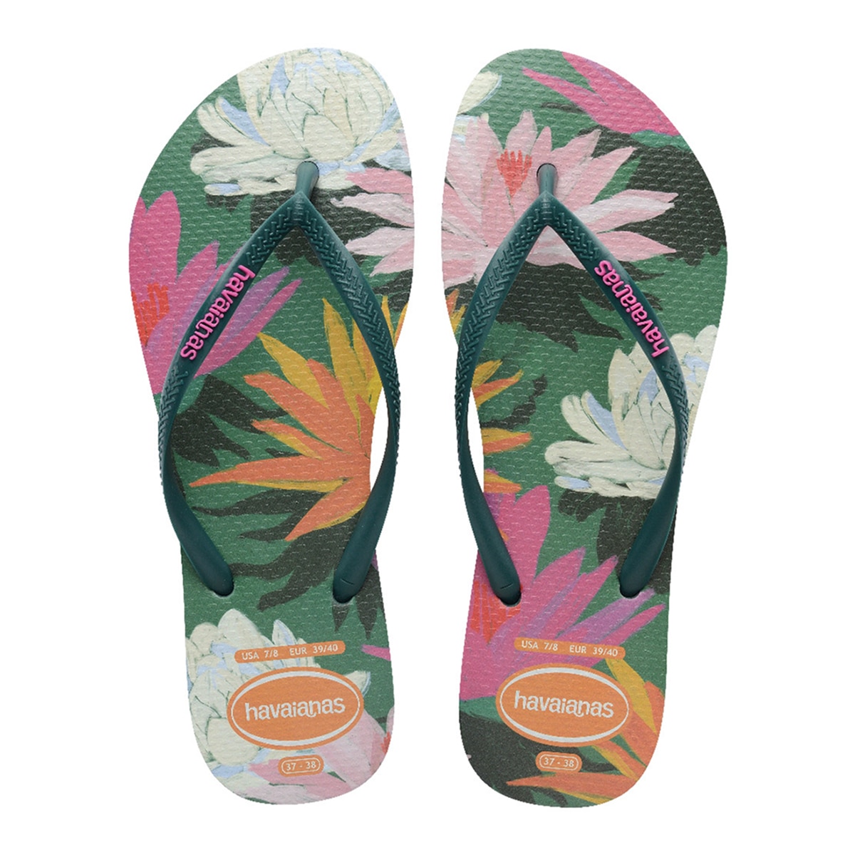 Imagem 0 de Sandálias de Mulher Hav. Slim Summer Bliss Pantanal Green 412