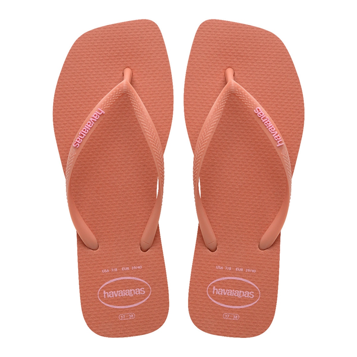 Imagem 0 de Sandálias de Mulher Hav. Slim Square Logo Pop Up Pink Clay 412