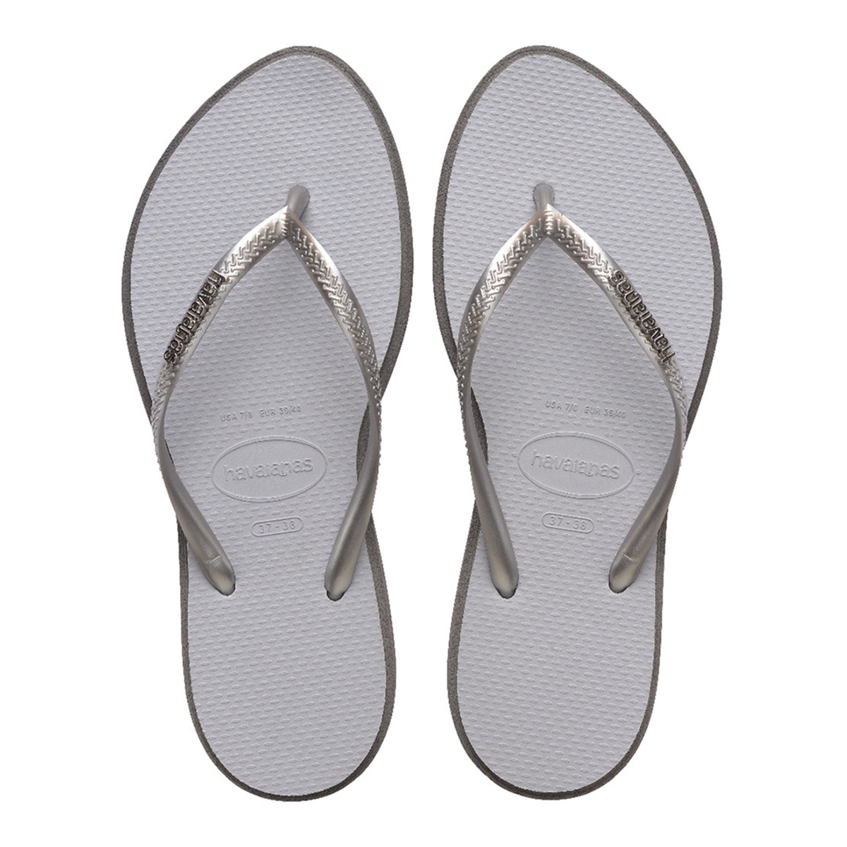 Imagem 0 de Chinelos Mulher Hav. Slim Point Steel Grey 412 Havaianas