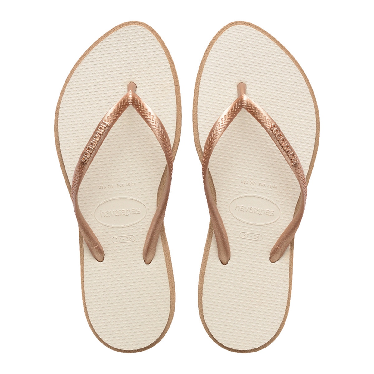 Imagem 0 de Chinelos Mulher Hav. Slim Point Rose Gold/Beige 412 Havaianas