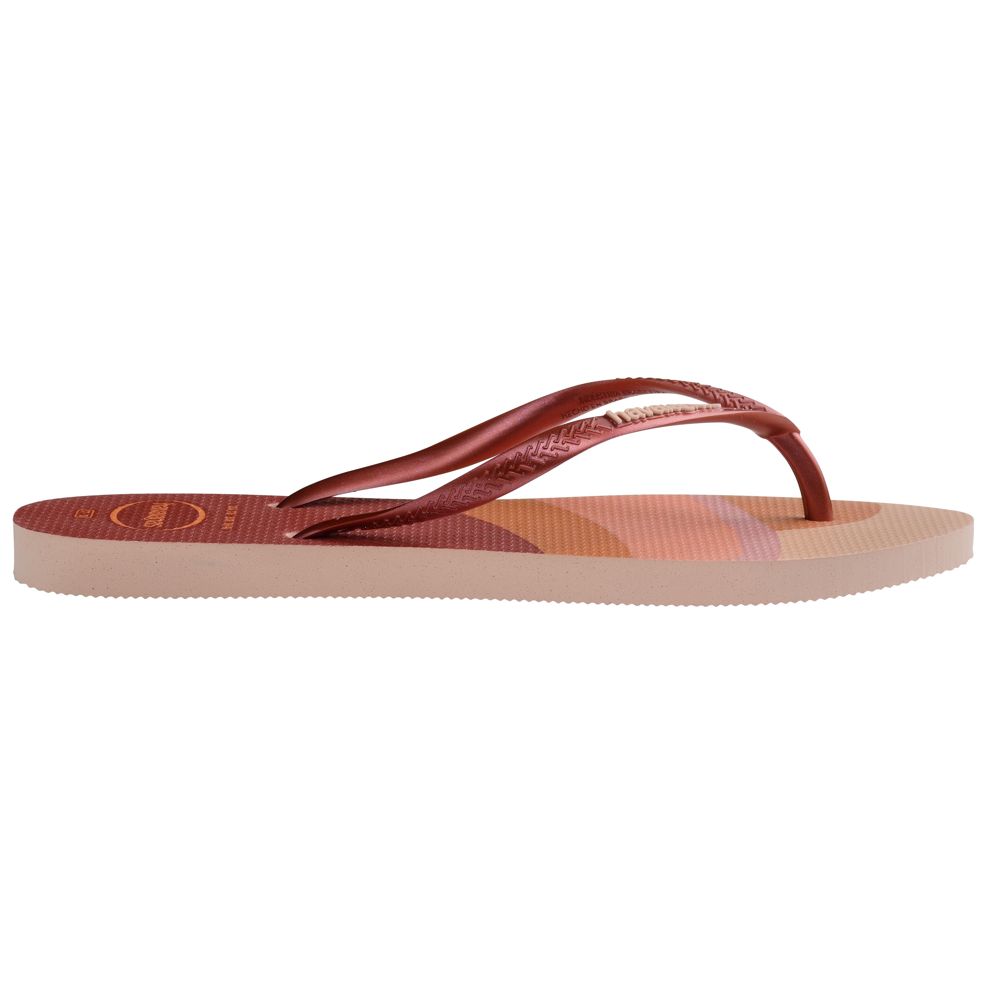 Chinelos de Mulher Hav. Slim Palette Glow Ballet Rose 412 Estampado/Rosa-4