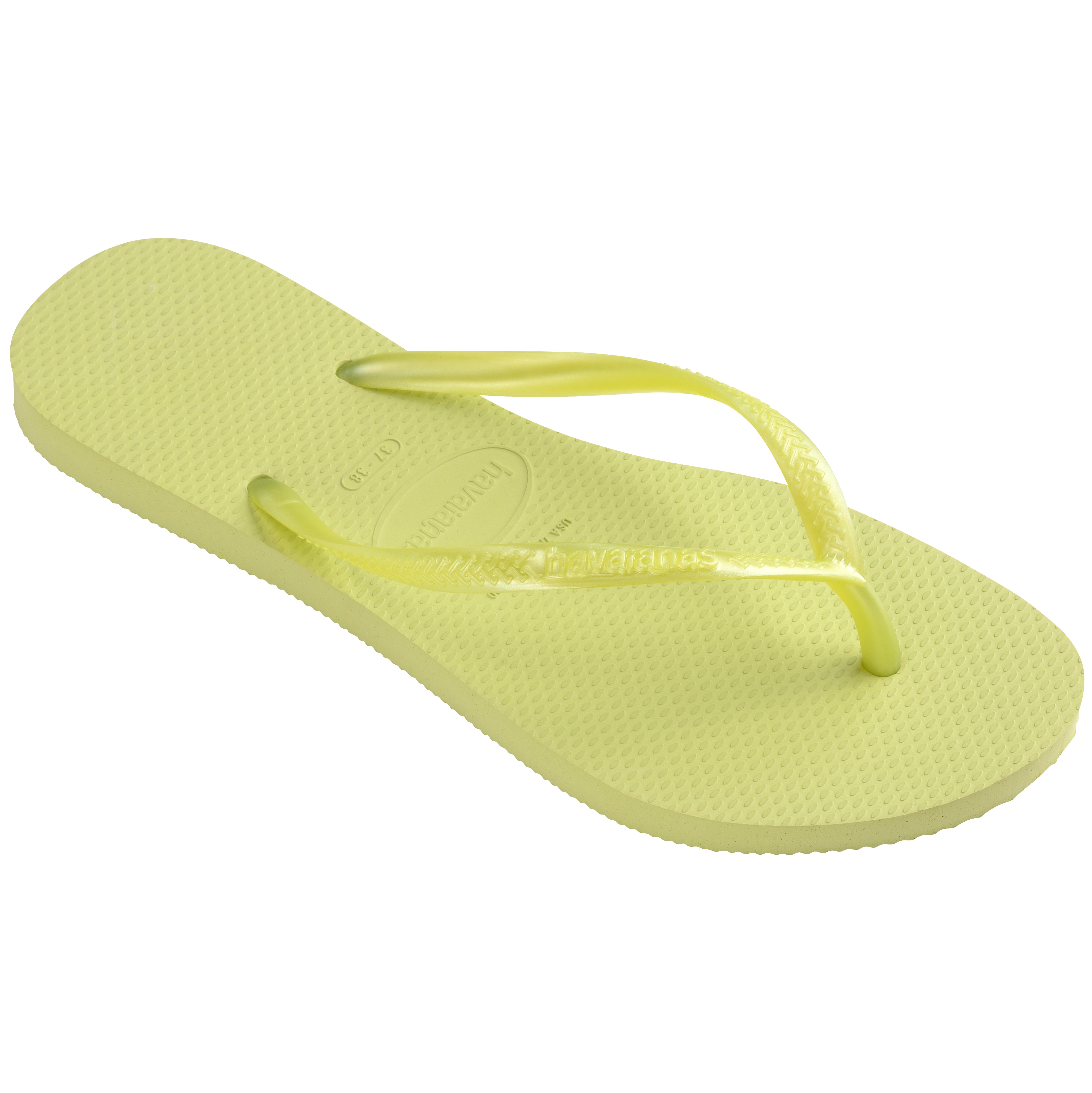 Chinelos de Mulher Hav. Slim Matcha Green 412 Verde Lima-2