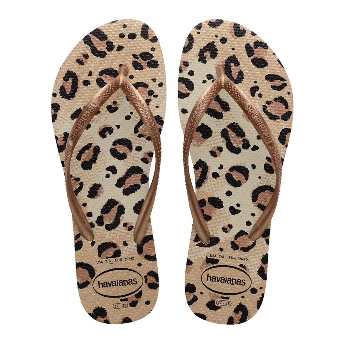 Imagem 0 de Sandálias de Mulher Hav. Slim Animals Bege/Bege 412