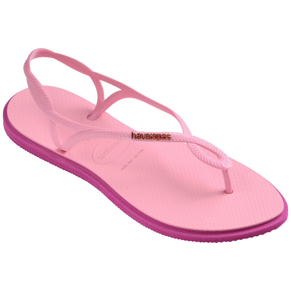 Chinelos de Mulher Hav. Luna Point Pink Glow 412 Rosa-pastilha-2