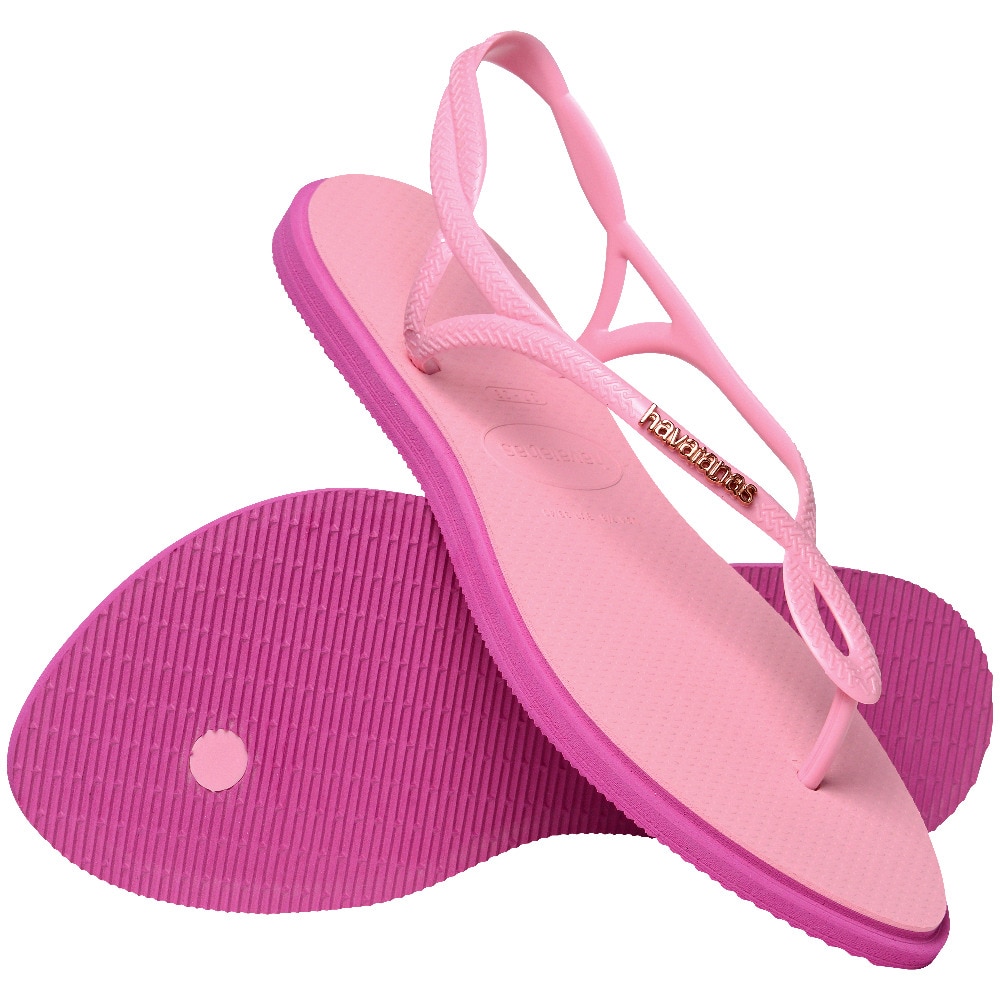 Chinelos de Mulher Hav. Luna Point Pink Glow 412 Rosa-pastilha-4