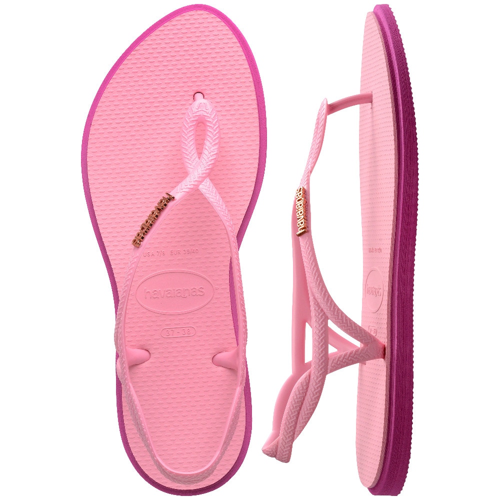 Chinelos de Mulher Hav. Luna Point Pink Glow 412 Rosa-pastilha-5