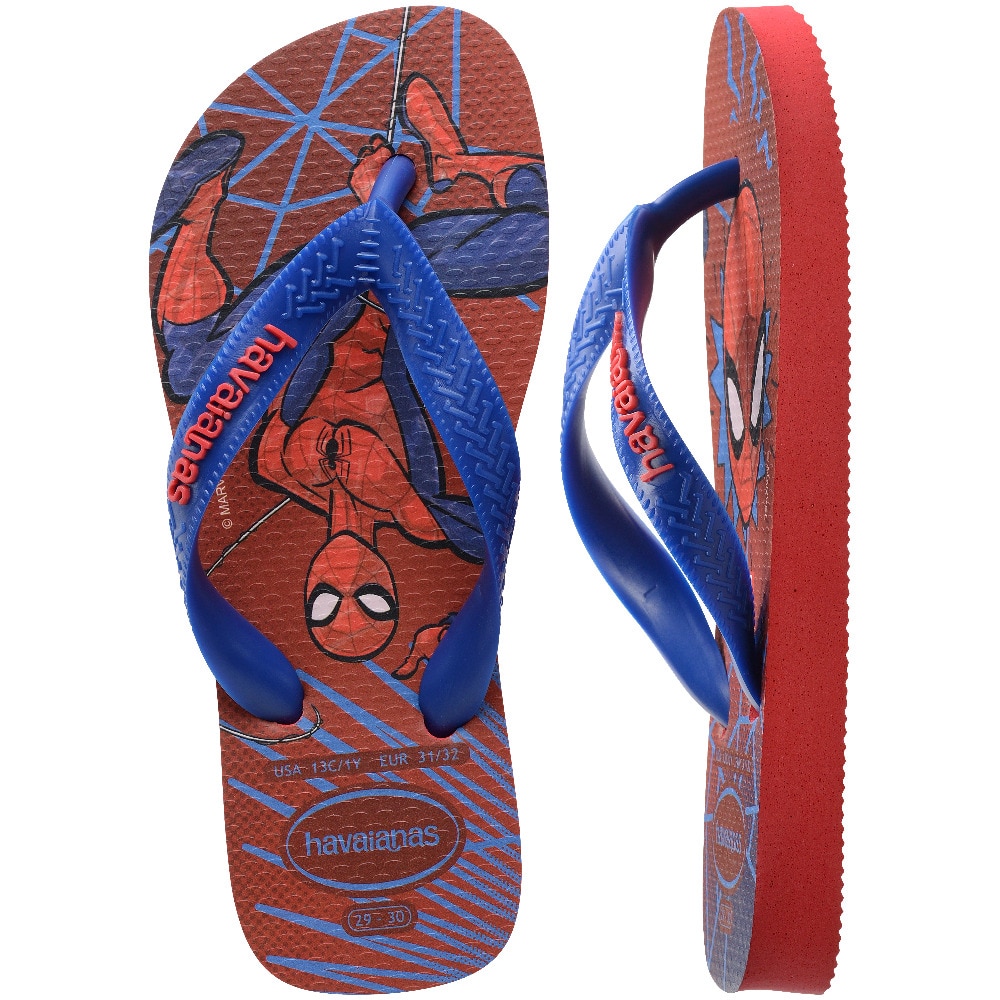 Chinelos de Menino Hav. Kids Top Marvel Ii Ruby Red 356 Estampado/Vermelho-5