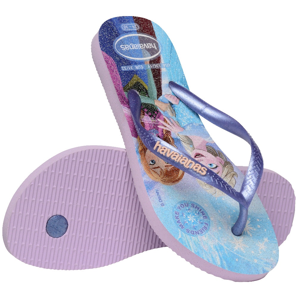 Chinelos de Menino Hav. Kids Slim Princess Purple Fantasy 356 Lilás/Multicolor-3