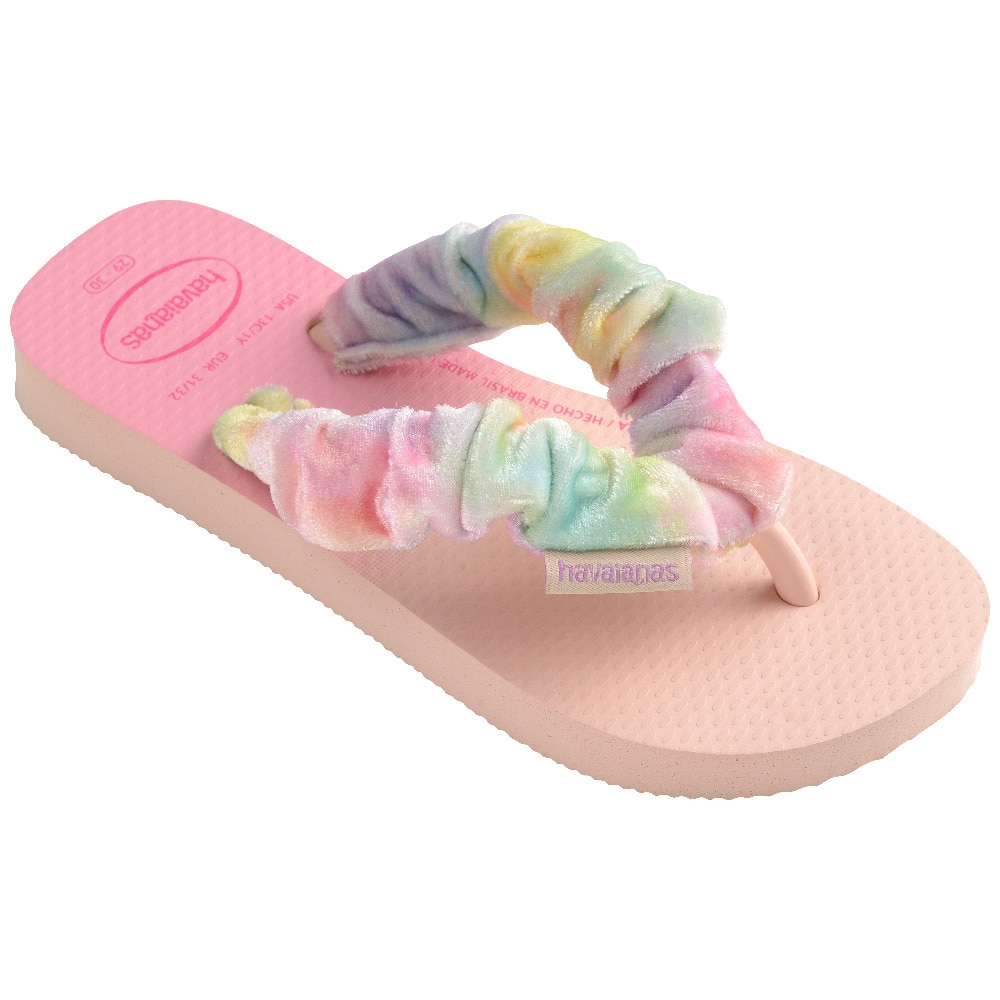 Chinelos Menino Hav. Kids Fluffy Ballet Rose 356 Havaianas Rosa-claro-6