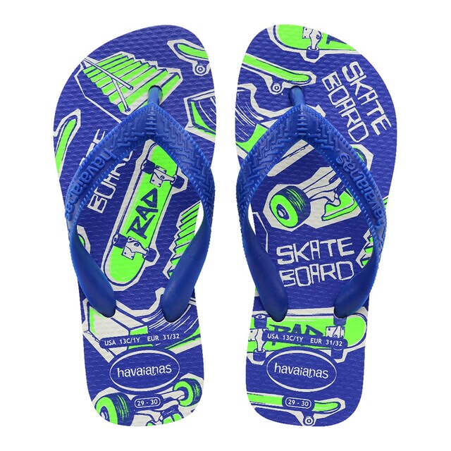 Imagem 0 de Sandálias de Menino Hav. Kids Athletic White/Marine Blue 356
