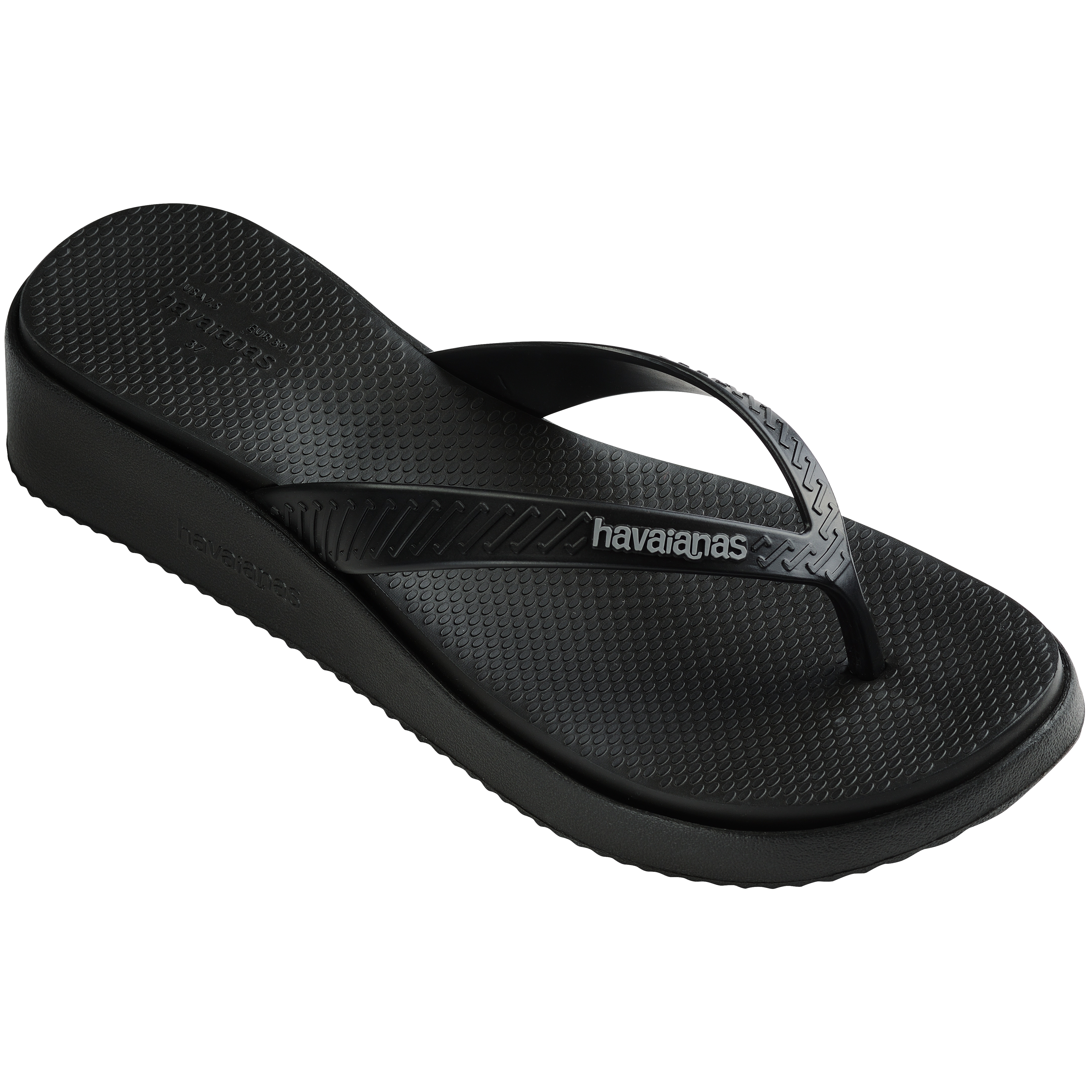 Sandálias de Mulher Hav. High Platform Black 041 Preto-2